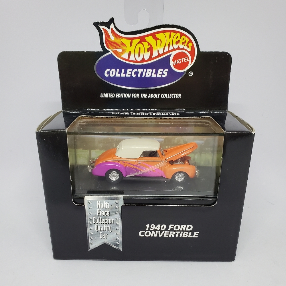 1999 HOT WHEELS COLLECTIBLES 1940 FORD CONVERTIBLE 1:64 DIE-CAST NIP SEALED